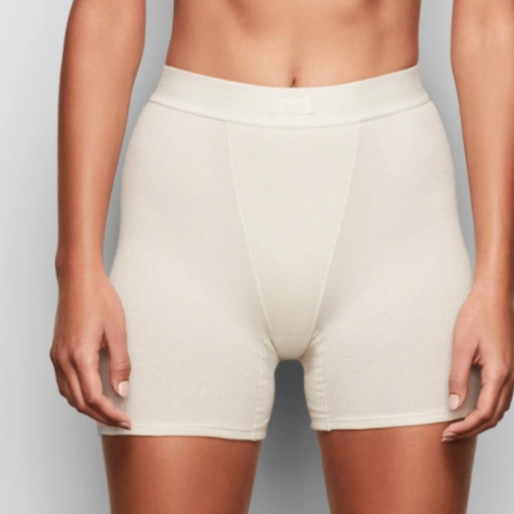 Skims Cotton Rib Boxer | NWOT